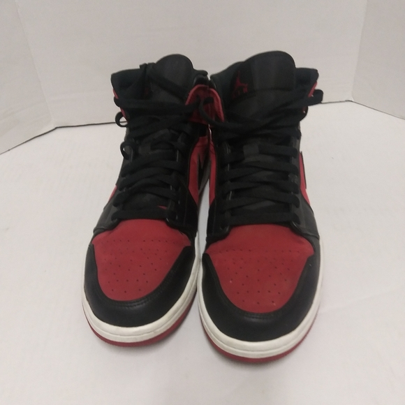 Jordan 1 mid sz 12 gym red black - Picture 2 of 7